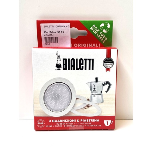 Bialetti Moka 1 Cup Replacement Gasket

