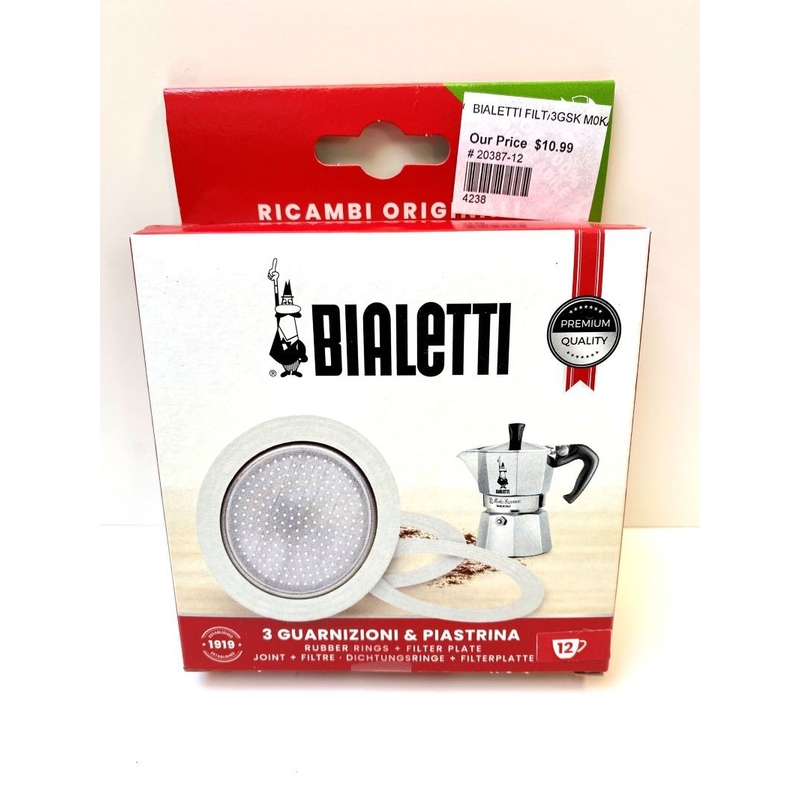 Bialetti 12 Cup O Ring Kit