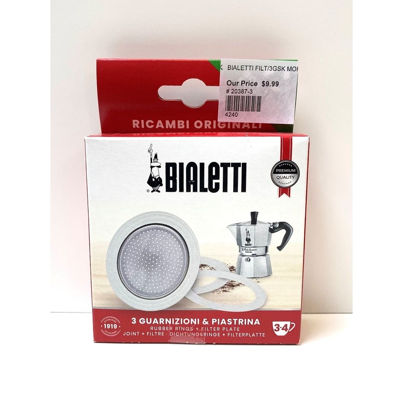 Bialetti Moka 3-4 Cup Replacement Gasket

