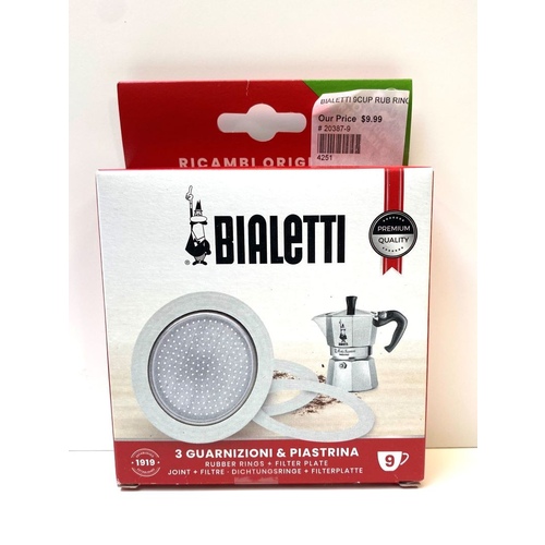 Bialetti Moka Replacement O Ring Kit