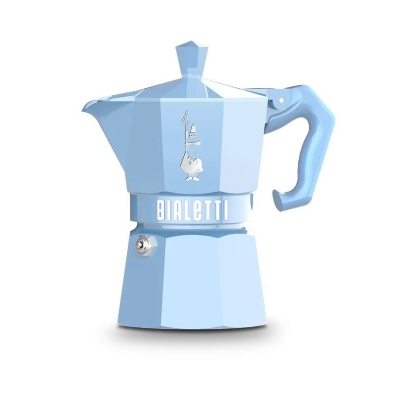 Bialetti Moka Exclusive 3 Cup Baby Blue