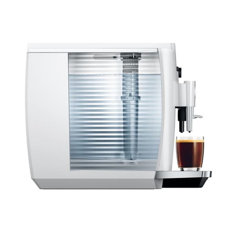 Jura E4 Espresso Coffee Machine Piano White