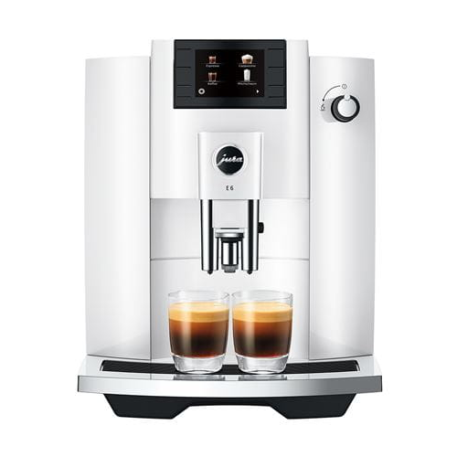 Jura E6 Espresso Coffee Machine Piano White