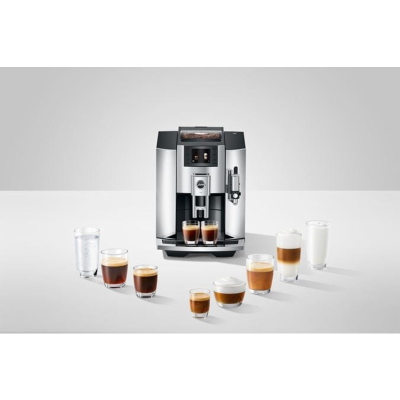 Jura E8 Espresso Coffee Machine Chrome 