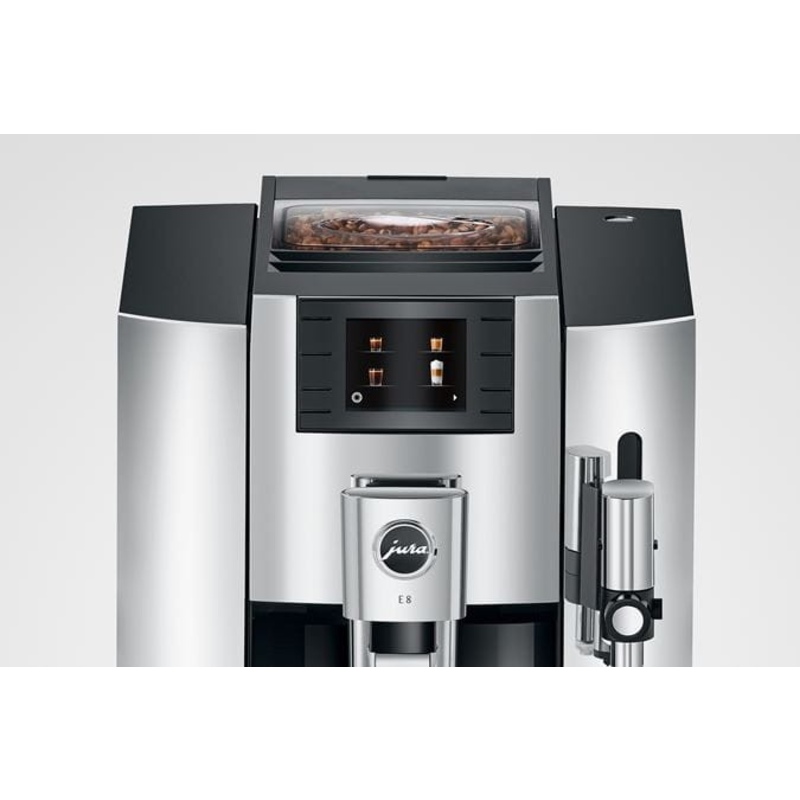 Jura E8 Espresso Coffee Machine Chrome 