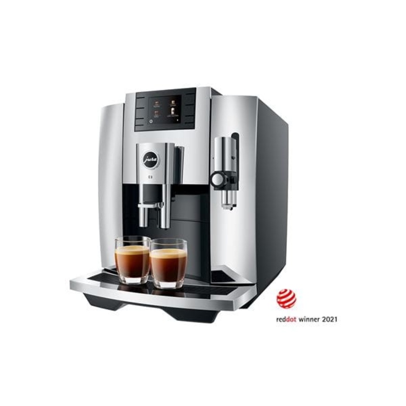 Jura E8 Espresso Coffee Machine Chrome 