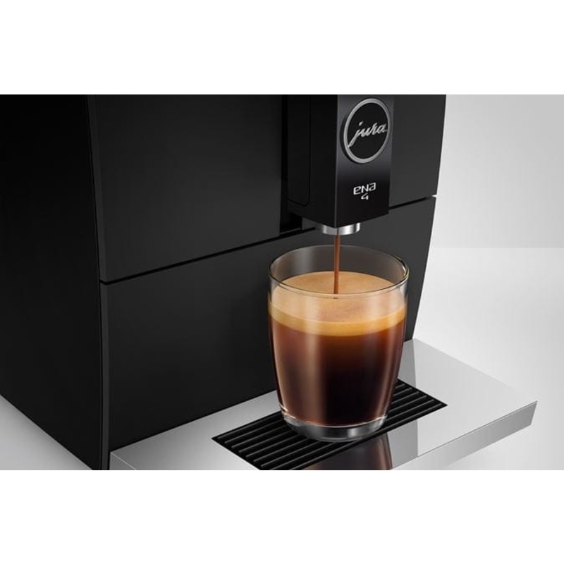 Jura Ena 4 Compact Automatic Coffee Machine Full Metropolitan Black