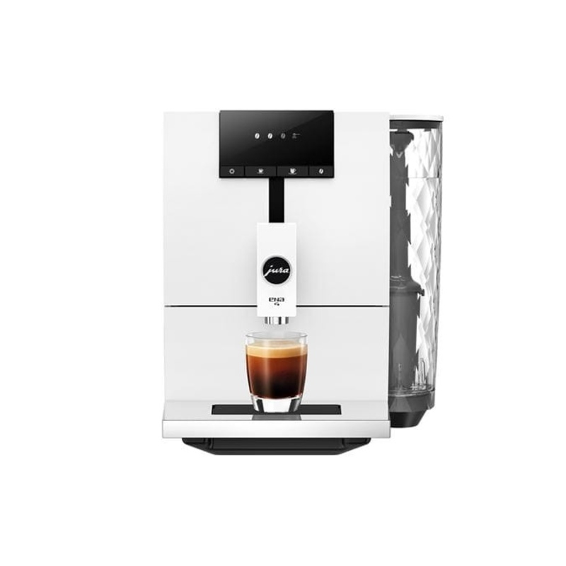 Jura Ena 4 Compact Automatic Coffee Machine- Full Nordic White