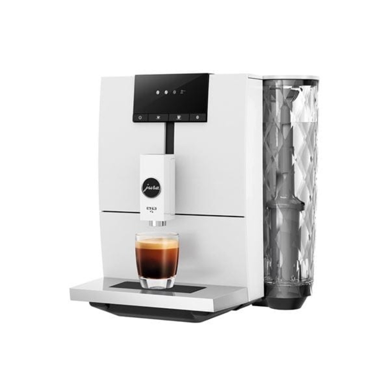 Jura Ena 4 Compact Automatic Coffee Machine- Full Nordic White