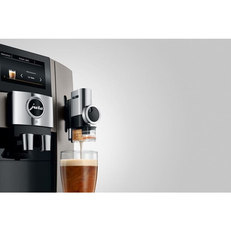 Jura J8 Espresso Coffee Machine Midnight Silver