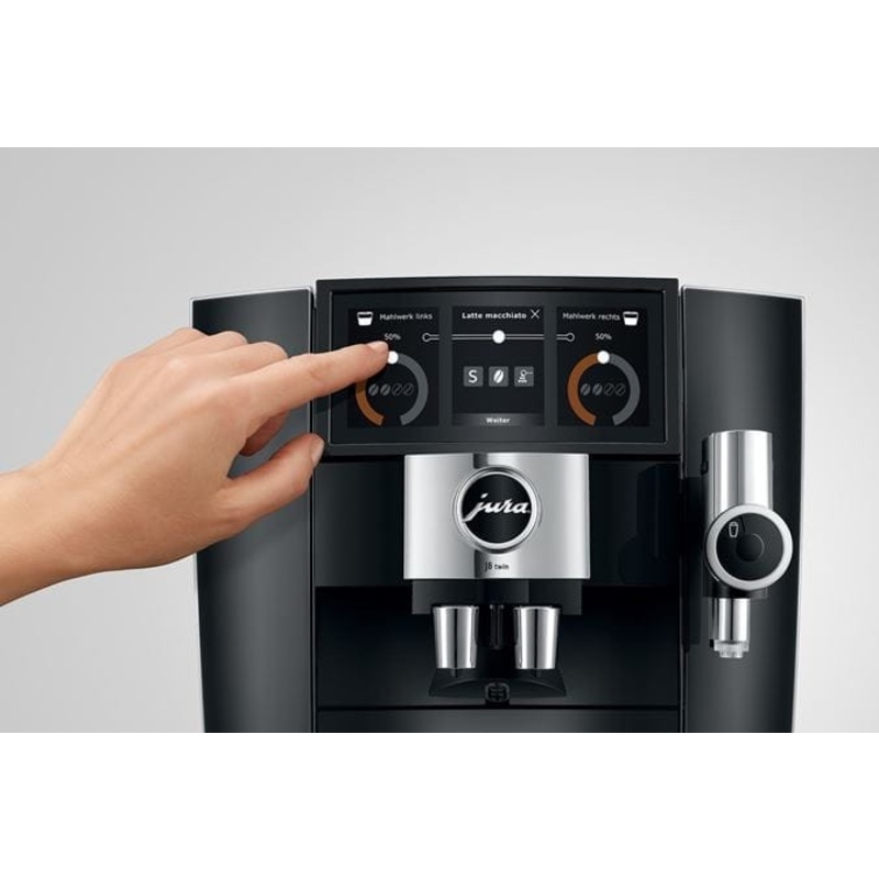 Jura J8 Twin Espresso Coffee Machine Diamond Black