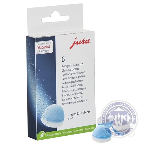 Jura 3 Phase Cleaning Tablets 6 Tablet Pack