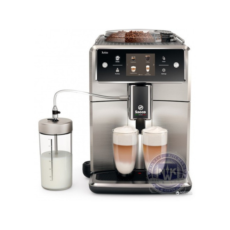 Saeco Xelsis One Touch Cappuccino Espresso Machine Stainless Steel